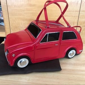 Kate spade , red car purse